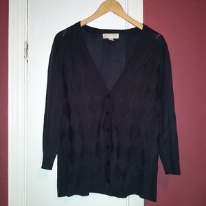Navy Blue MICHAEL Michael Kors Cardigan Size L